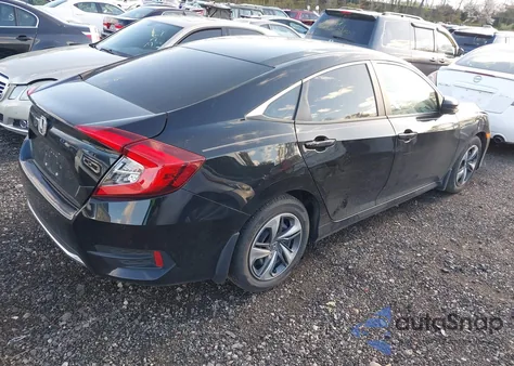 2020 Honda Civic Lx из США, поврежденный, VIN 2HGFC2F69LH508977